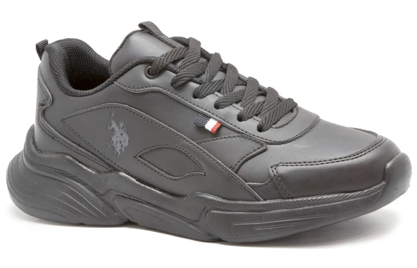 U.S. Polo Assn. 24K Lemon Siyah Bayan Ayakkabı Bayan Spor ürün görseli 1