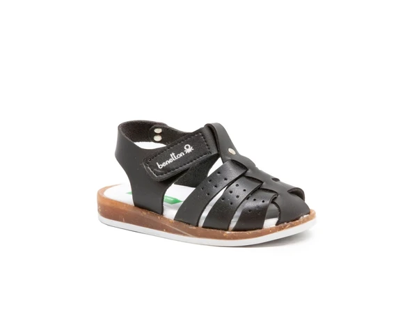 United Colors of Benetton Bnt 24Y 1204 B Siyah Çocuk Erkek Çocuk Ayakkabı Erkek Çocuk Sandalet ürün görseli 1