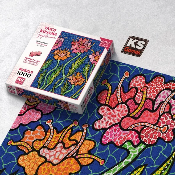 KS Games 1000 Parça Yaz Çiçekleri Puzzle - Resim 3