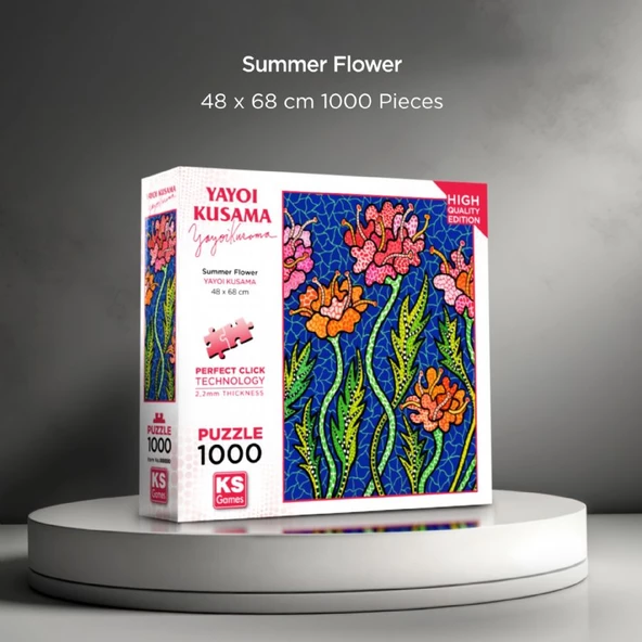 KS Games 1000 Parça Yaz Çiçekleri Puzzle - Resim 2