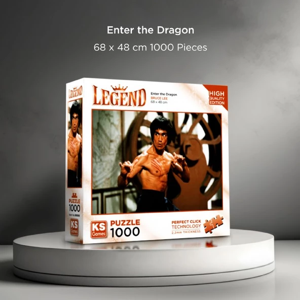 KS Games 1000 Parça Bruce Lee Puzzle - Resim 2