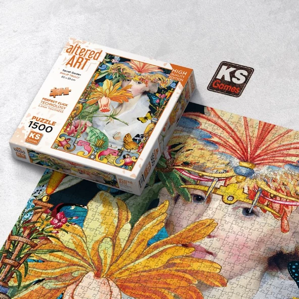 KS Games 1500 Parça Gizli Bahçe Puzzle - Resim 3