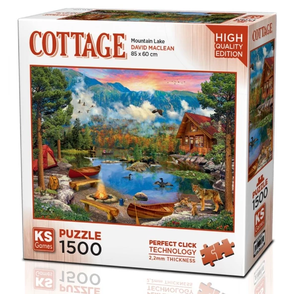 KS Games 1500 Parça Dağ Gölü Puzzle ürün görseli 1