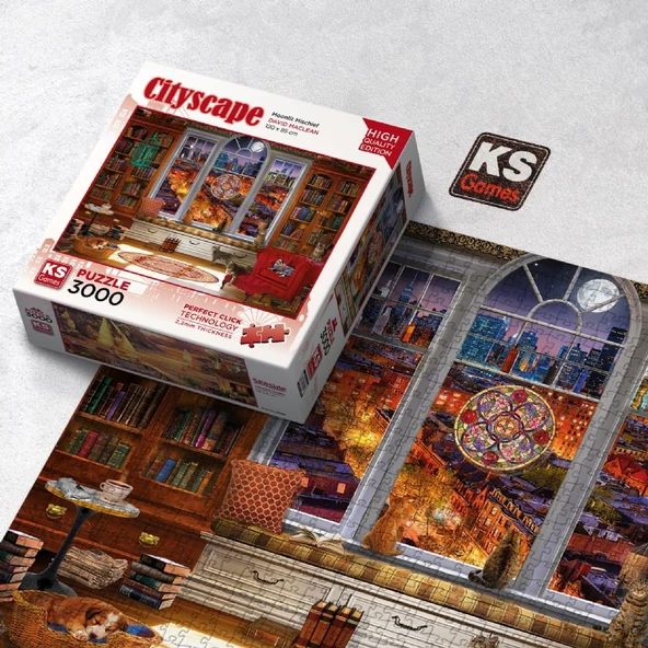 KS Games 3000 Parça Ay Işığında Puzzle - Resim 3