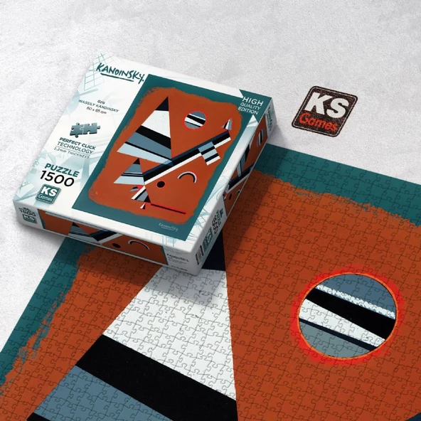 KS Games 1500 Parça Gris Puzzle - Resim 3