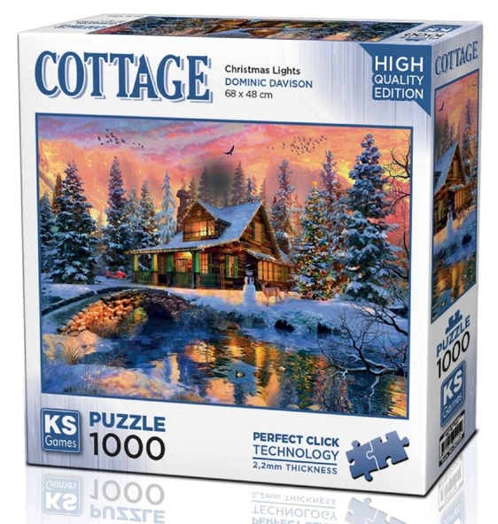KS Games 1000 Parça Noel Işıkları Puzzle ürün görseli 1