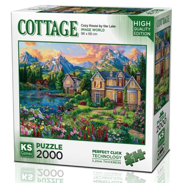 KS Games 2000 Parça Göl Kenarında Puzzle ürün görseli 1