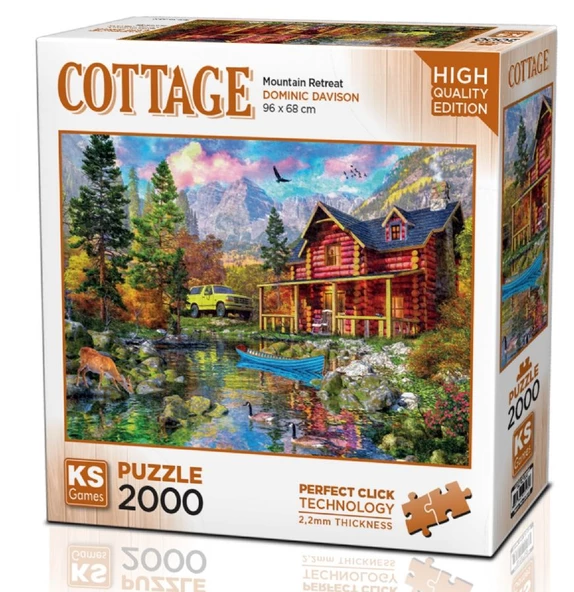KS Games 2000 Parça Dağ İnziva Yeri Puzzle ürün görseli 1