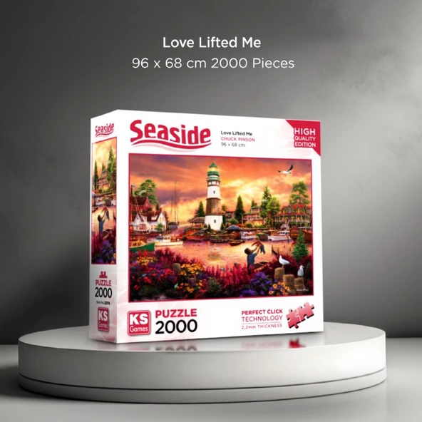 KS Games 2000 Parça Love Lifted Me Puzzle - Resim 2