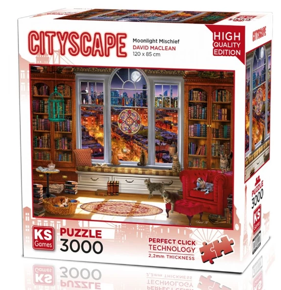 KS Games 3000 Parça Ay Işığında Puzzle ürün görseli 1