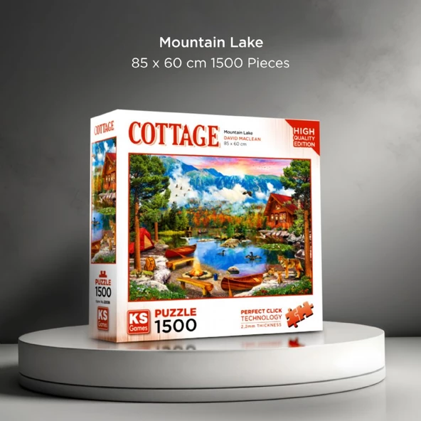 KS Games 1500 Parça Dağ Gölü Puzzle - Resim 2