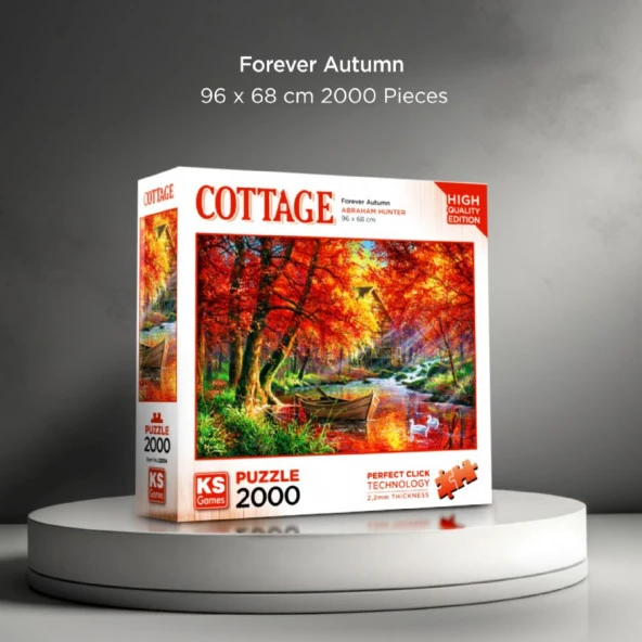 KS Games 2000 Parça Sonsuza Kadar Sonbahar Puzzle - Resim 2