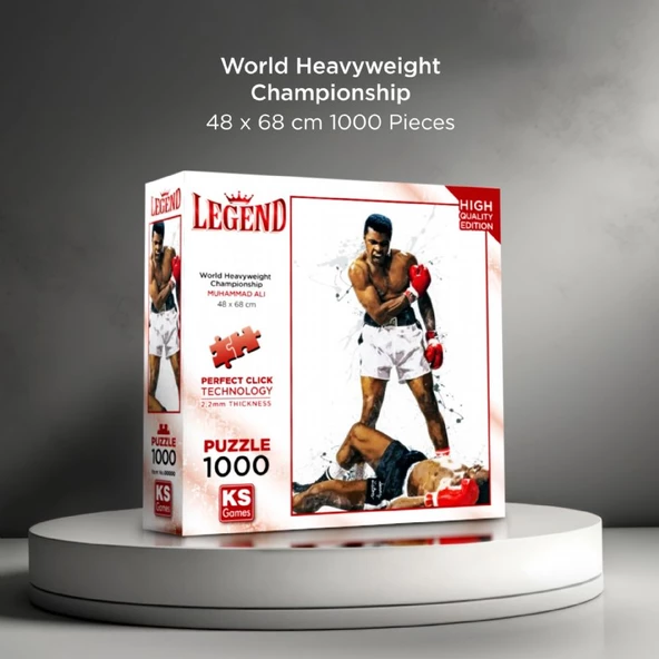 KS Games 1000 Parça Muhammad Ali Puzzle - Resim 2