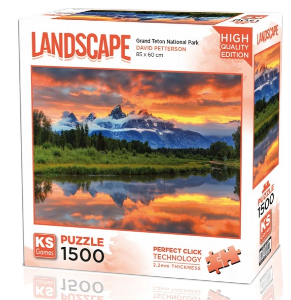 KS Games 1500 Parça Grand Teton Milli Parkı Puzzle ürün görseli 1