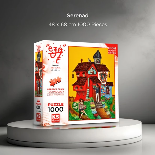 KS Games 1000 Parça Serenat Puzzle - Resim 2