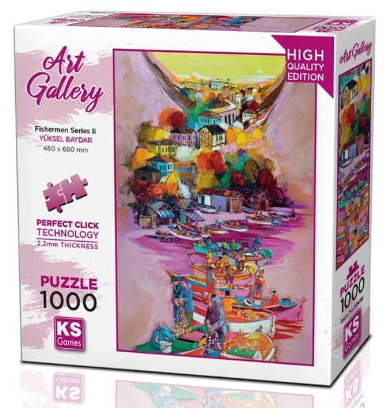 KS Games 1000 Parça Balıkçılar Serisi II Puzzle ürün görseli 1