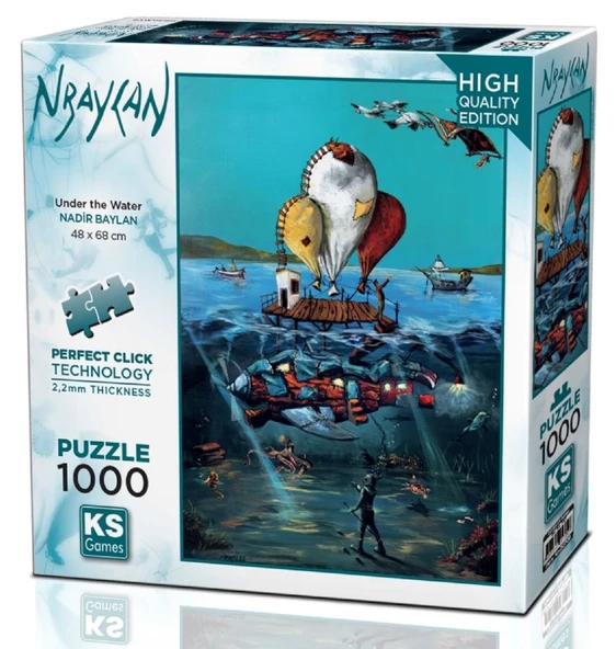 KS Games 1000 Parça Su Altında Yaşam Puzzle ürün görseli 1