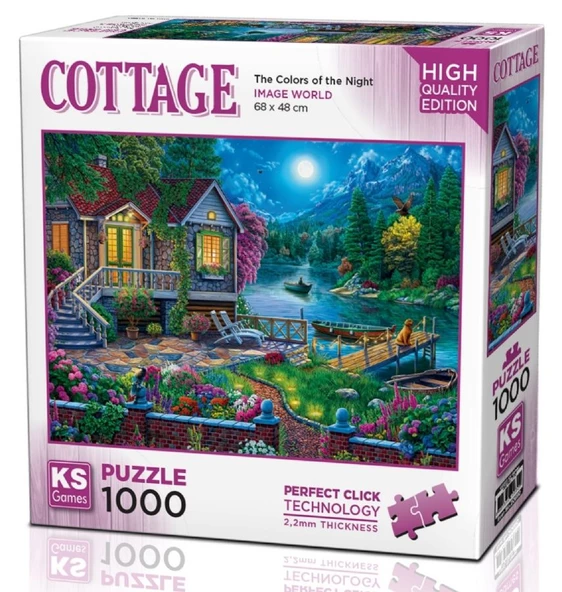 KS Games 1000 Parça Gecenin Renkleri Puzzle ürün görseli 1