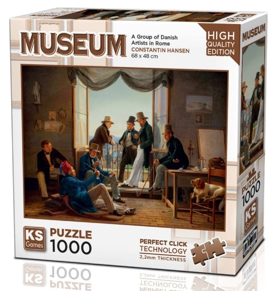 KS Games 1000 Parça Danimarkalı Sanatçılar Roma'da Puzzle ürün görseli 1