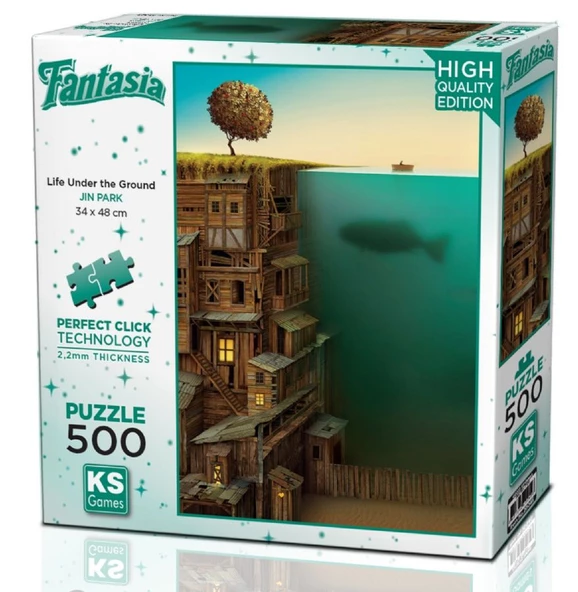 KS Games 500 Parça Yerin Altındaki Yaşam Puzzle ürün görseli 1