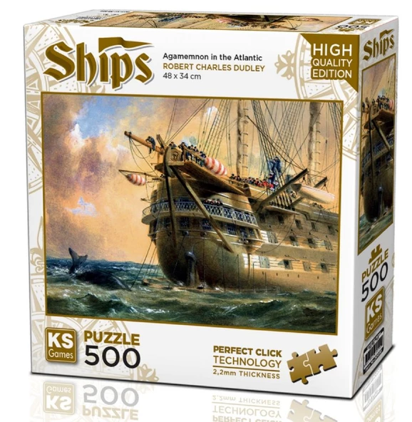 KS Games 500 Parça Agamemnon Atlantik'te Puzzle ürün görseli 1