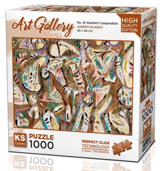 KS Games 1000 Parça No.10 Abstract Composition Puzzle ürün görseli 1