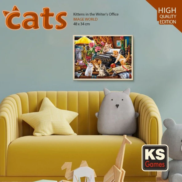 KS Games 500 Parça Yavru Kediler Puzzle - Resim 2