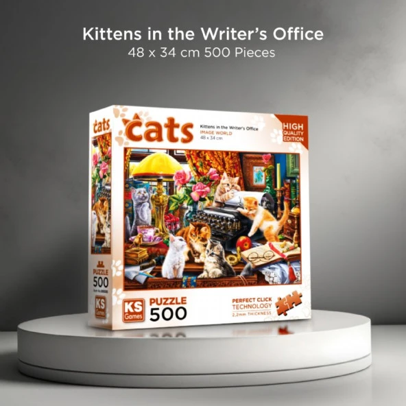 KS Games 500 Parça Yavru Kediler Puzzle - Resim 3