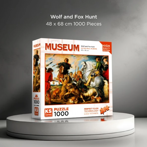 KS Games 1000 Parça Kurt ve Tilki Avı Puzzle - Resim 2