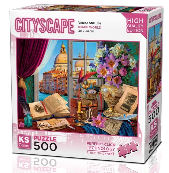 KS Games 500 Parça Venedik Natürmort Puzzle ürün görseli 1