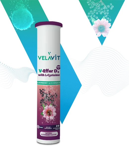 Velavit V-Effer D3 with L-Cysteine ürün görseli 1