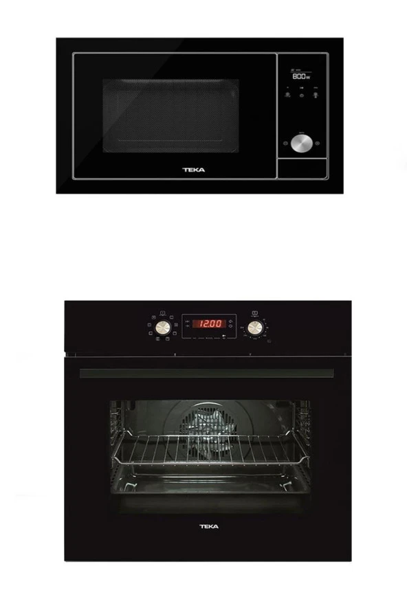 Teka ML 8200 BIS ANKASTRE MİKRODALGA + HAK 629 BK TURBO FANLI ANKASTRE FIRIN ürün görseli 1