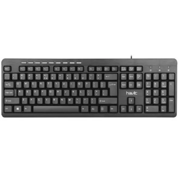 Havit KB256 Kablolu Multimedya Klavye Siyah - Resim 2