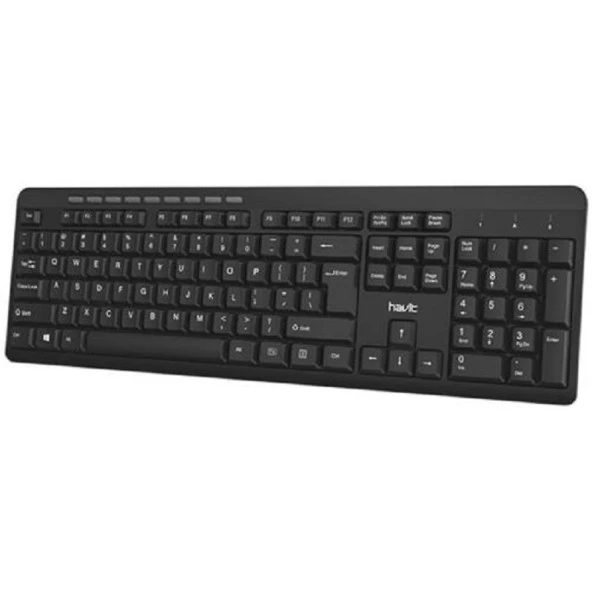 Havit KB256 Kablolu Multimedya Klavye Siyah - Resim 3