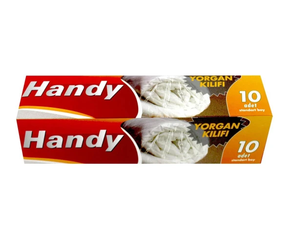 Handy Vakumsuz Şeffaf Yorgan Yastık Battaniye Nevresim Kılıfı Poşeti Torbası - 10 Adetlik 1 Kutu ürün görseli 1