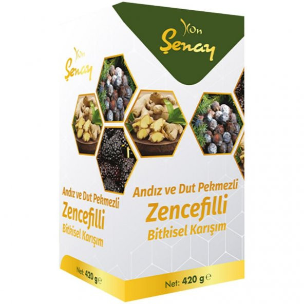 Şenay Andız ve Dut Pekmezli Zencefilli Bitkisel Macun 420 G ürün görseli 1