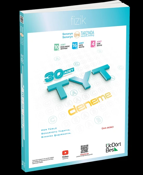 345 TYT Fizik 30 Deneme Yeni ürün görseli 1
