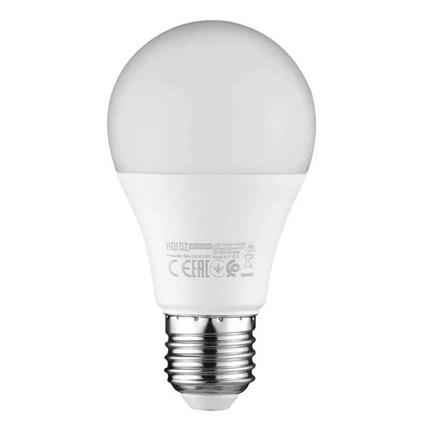 Horoz Electric 9 Watt E27 Beyaz Led Ampul - Resim 3