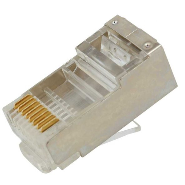 Metal RJ45 Cat5 100 Adet Metal Uç 8P/8C ürün görseli 1