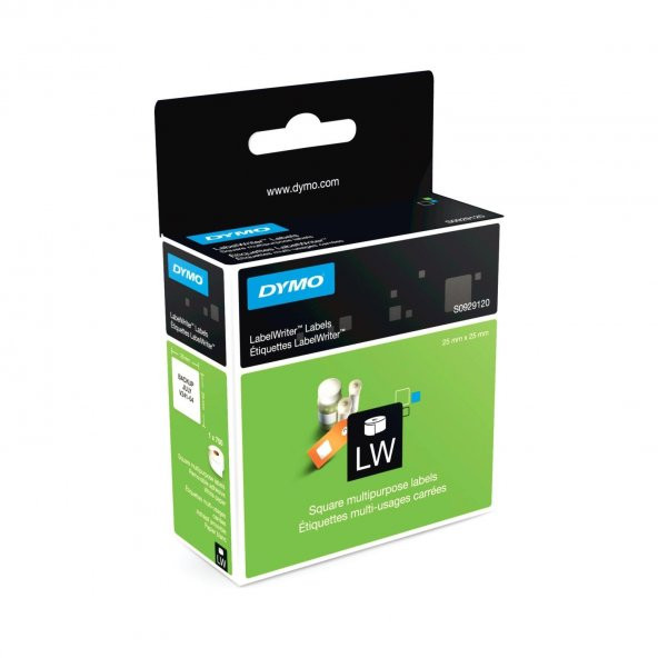 Dymo Label Writer Etiket Çok Amaçlı 25x25 MM 750 Adet Çok Amaçlı Etiket ürün görseli 1