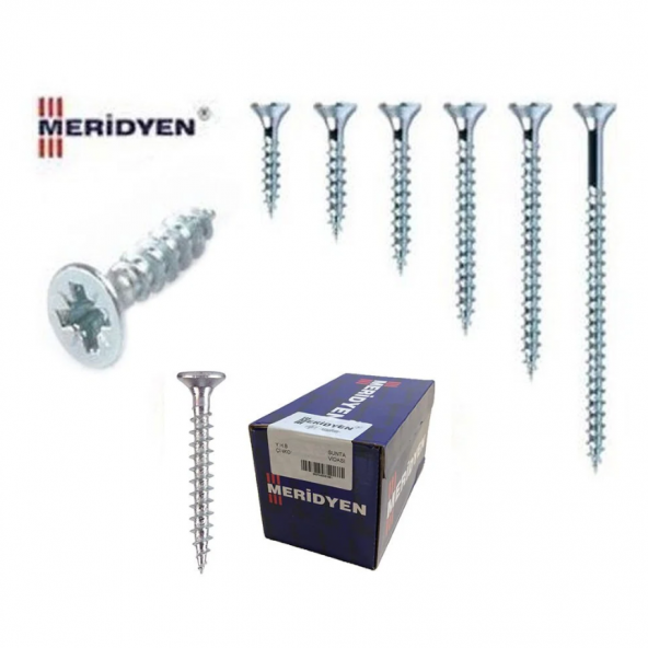 Sunta vidası 3.5x40   50 adet ürün görseli 1