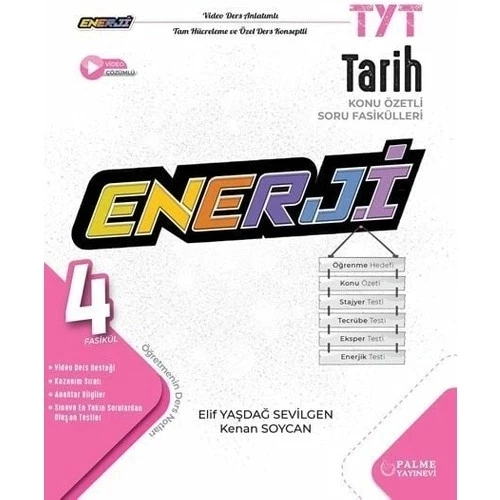 Palme Tyt Enerji Tarih Konu Özetli Soru Fasikülleri ( 4 Fasikül) ürün görseli 1
