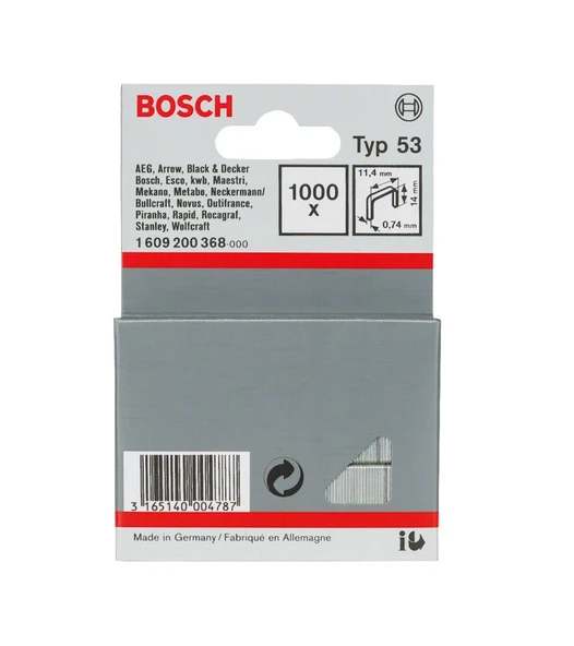 Zımba Teli Tip53 11,4*0,74*14mm 1000li ürün görseli 1