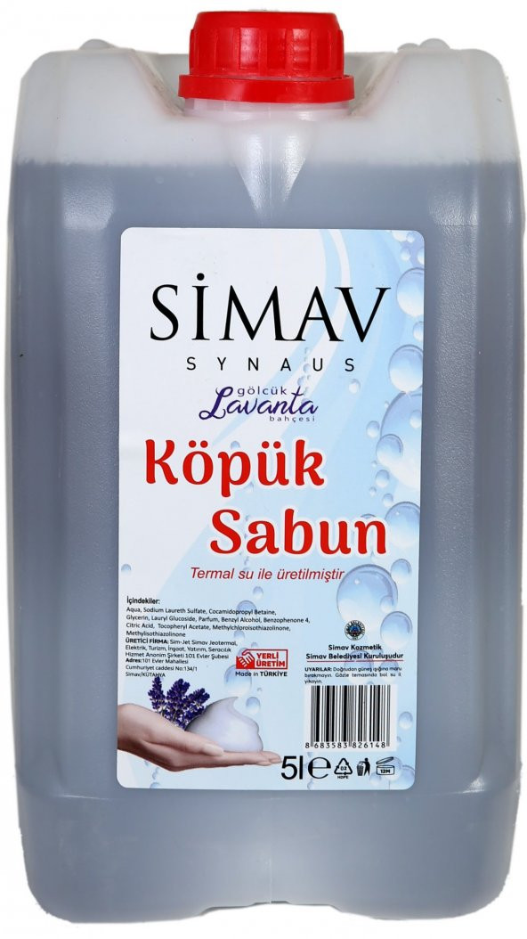SİMAV Termal Sulu Lavanta Özlü Köpük Sabun - 5 Lt ürün görseli 1