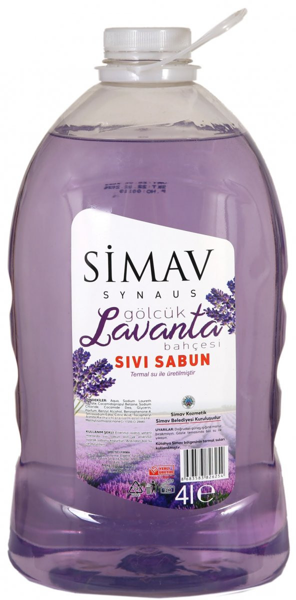 SİMAV Termal Sulu Lavanta Özlü Sıvı Sabun - 4 Lt ürün görseli 1