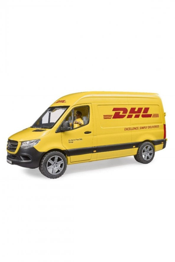 Bruder Br02671 Mercedes Benz Srinter DHL Minibüsü ve Sürücüsü ürün görseli 1