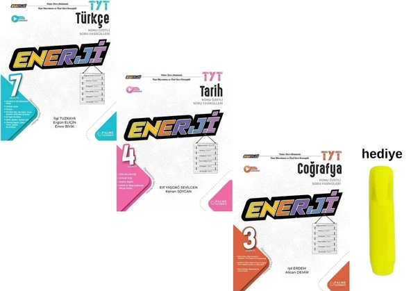 Palme Yayıncılık TYT Enerji Türkçe Tarih Coğrafya Konu Özetli Soru Fasikülü Seti ürün görseli 1