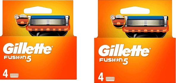 Gillette  Fusion5 Tıraş Bıçağı 4'lü Yedek 7702018866984 X 2 ADET ürün görseli 1