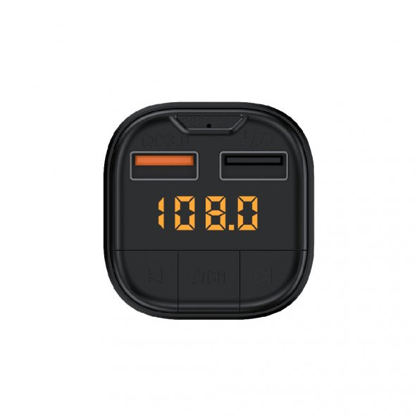 LinkTech GR15 18W PD + QC3.0 Led Ekranlı  FM Transmitter - Resim 3