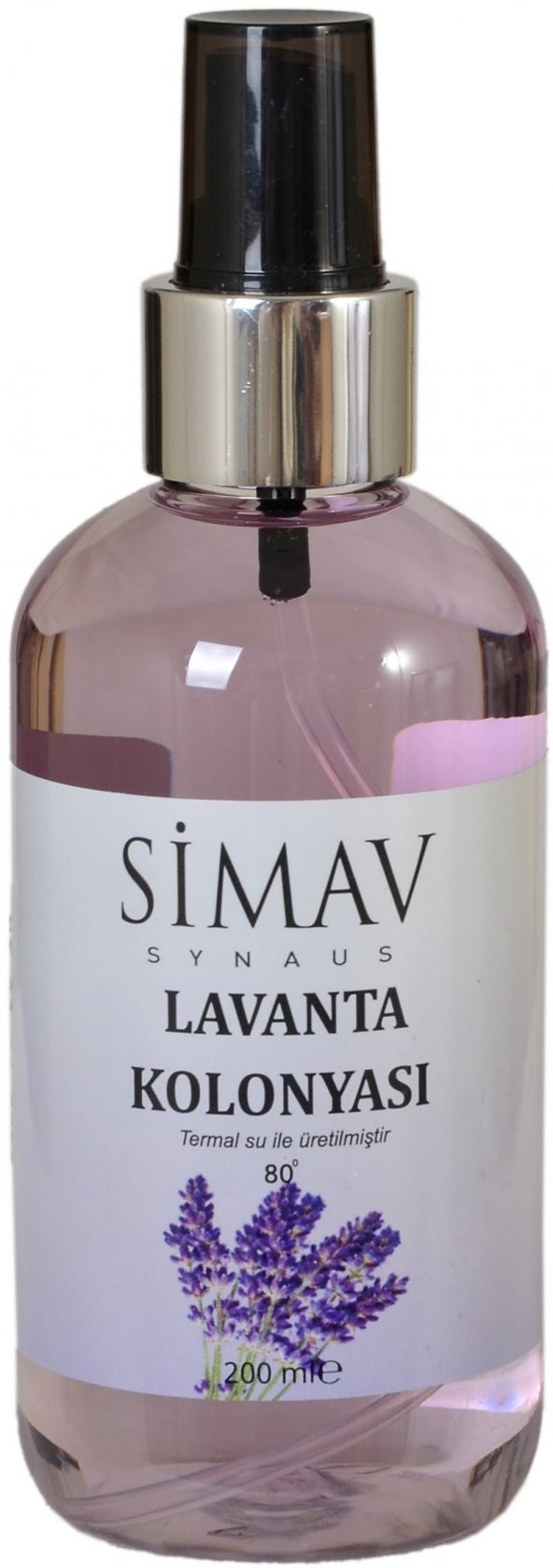 SİMAV Termal Sulu Lavanta Kolonyası Spreyli - 200 ml ürün görseli 1